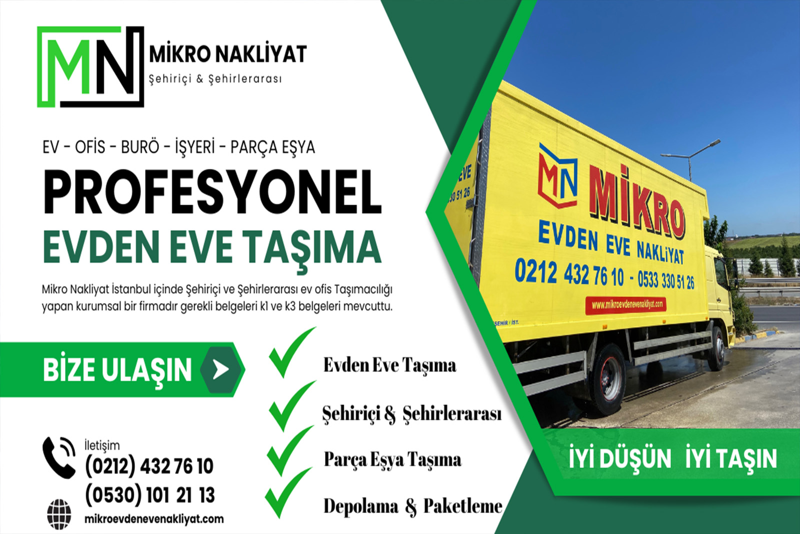 Hadımköy evden eve taşımacılık